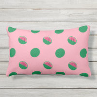 Fun Pink Green Watermelon Pattern Summer Outdoor