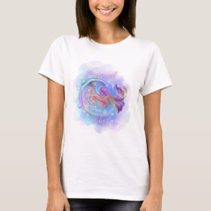 Fun Pink mermaid by Renee Lavoie T-Shirt