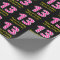 Fun Pink Stripes "13"; Happy 13th Birthday; Name