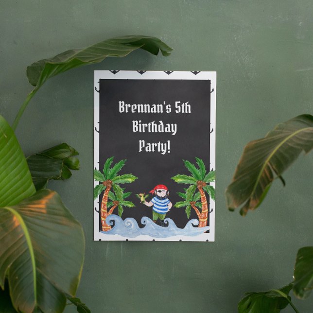 Fun Pirate Birthday Party Sign (Creator Uploaded)