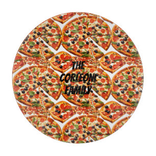 Fun pizza, Corleone family glass cutting board