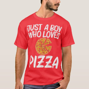 Fun Pizza For Boys Kids Italian Pizza Slice Food T-Shirt