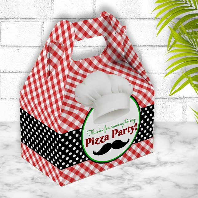 Fun Pizza Party Thank You Favor Boxes (Creator Uploaded)