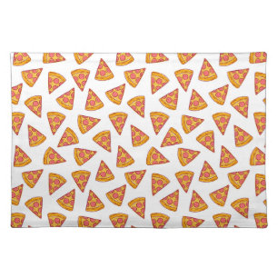 Fun Pizza Slice Pattern Cloth Placemat