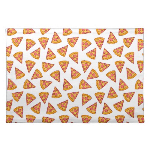 Fun Pizza Slice Pattern Cloth Placemat