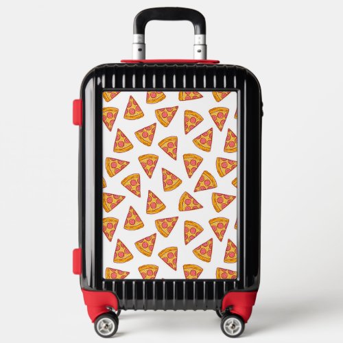 Fun Pizza Slice Pattern Luggage