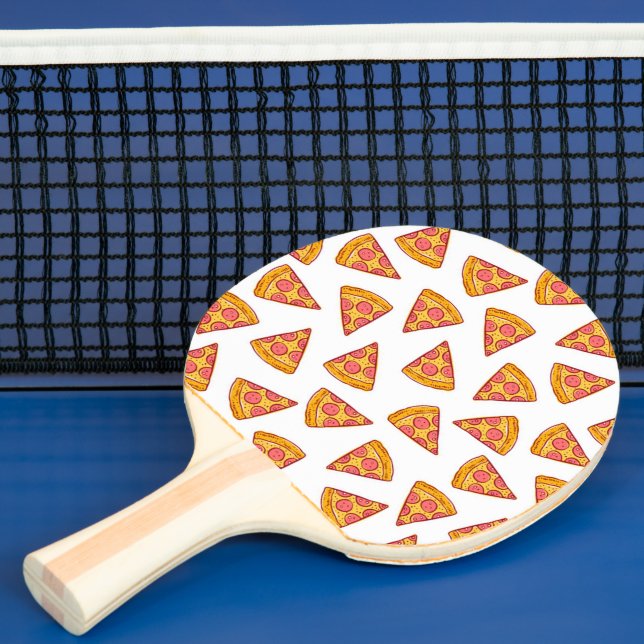 Fun Pizza Slice Pattern Ping Pong Paddle (Insitu)
