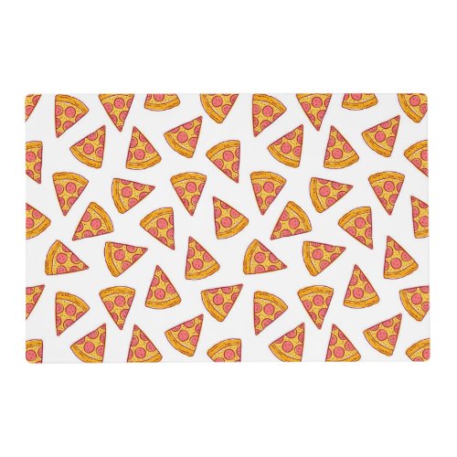 Fun Pizza Slice Pattern Placemat