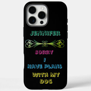Fun plans with a beloved dog iPhone 16 pro max case