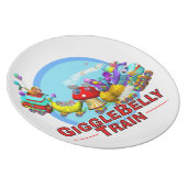 Fun Plate with The GiggleBelly Train (Right Side)