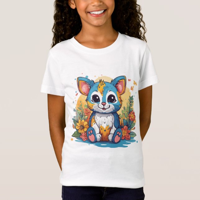 Fun & Playful Design for Cat Lovers T-Shirt (Front)