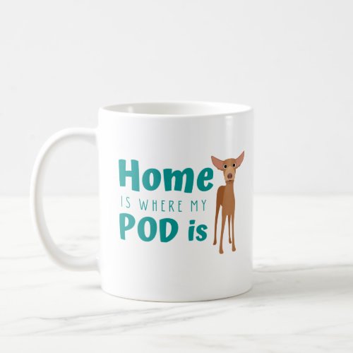 Fun Podenco Dog Cartoon  Coffee Mug