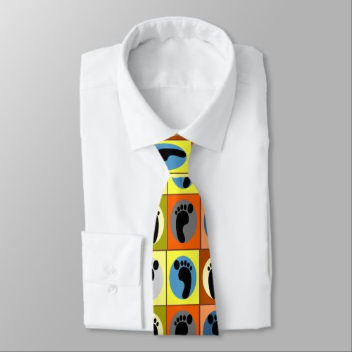 Fun Podiatrist Pop Art Neck Tie