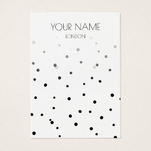Fun polka dot pattern earring display card