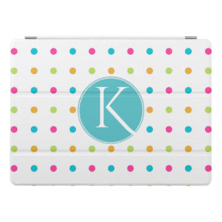Fun Polka Dots Monogrammed iPad Pro 12 Smart Cover