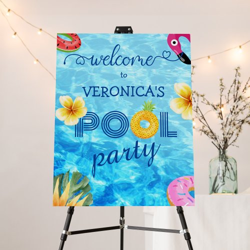 Fun Pool Party Summer Swimming Water Birthday Foam Board