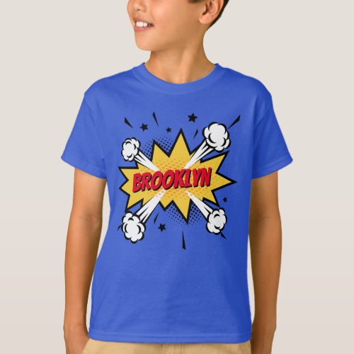Fun pop art comic book style callout logo T_Shirt