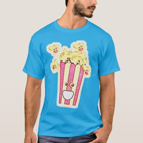Fun Popcorn Character T_Shirt