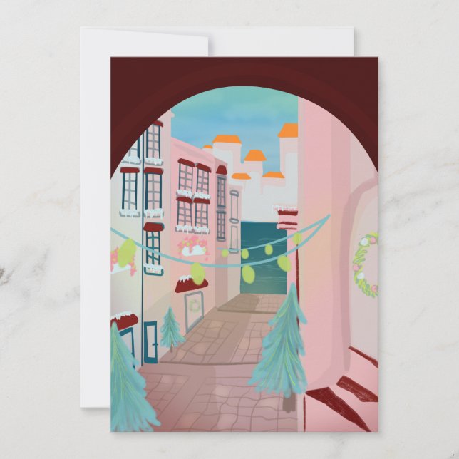 Fun Portuguese Feliz Natal  Holiday Card (Front)