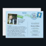 Fun Postcard Birthday Party Invitation<br><div class="desc">Have fun sending out your daughter's birthday invitations! Customize a short personal message about your child's year. Add a full photo on the back which family and friends can put in a 5x7 frame later. I've chosen the Recycled cardstock however you may choose an alternate. Please note Basic White has...</div>