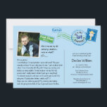 Fun Postcard Birthday Party Invitation<br><div class="desc">Have fun sending out your daughter's birthday invitations! Customize a short personal message about your child's year. Add a full photo on the back which family and friends can put in a 5x7 frame later. I've chosen the Recycled cardstock however you may choose an alternate. Please note Basic White has...</div>