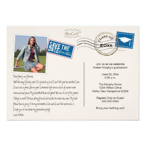 Graduation Party Invitation Size 4