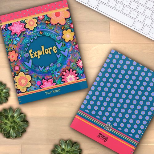 Fun Pretty Floral Explore Cheerful Inspirivity Planner