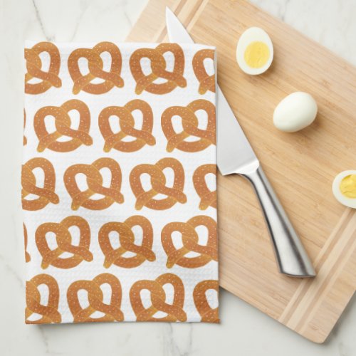 Fun Pretzel Pattern Towel