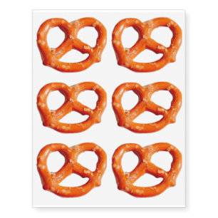 Fun Pretzels 4Robin Temporary Tattoos