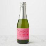 Fun Prosecco Personalized Christmas Wine Label<br><div class="desc">Add a personal touch to your bubbly and give it away as a holiday favor. Our fun Prosecco Personalized Christmas Wine Labels are the perfect way to add that extra detail at your holiday party. These can be used on mini sparkling wine bottles,  wine bottles and more!</div>