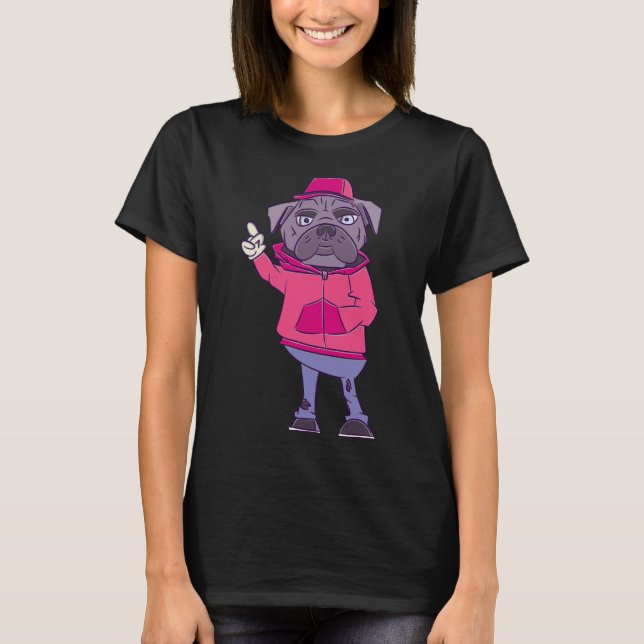 Fun Pug Life Design Active T-Shirt 539 (Front)