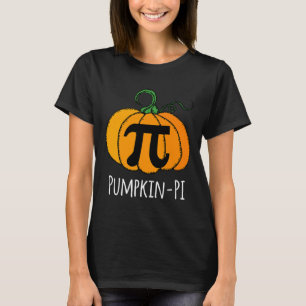 Fun Pumpkin Pi Halloween Costume Math Day Orange  T-Shirt
