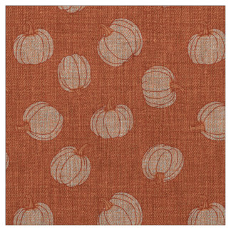 Fun Pumpkins Pattern Fabric