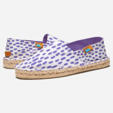 Fun Purple Abstract Confetti Pattern