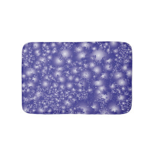 Fun PURPLE Abstract Ink Super Splash pattern Bathroom Mat