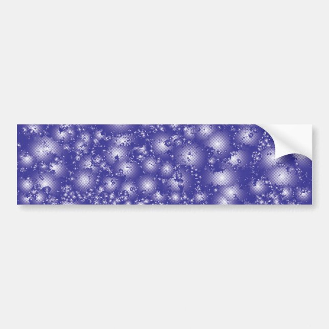 Fun PURPLE Abstract Ink Super Splash pattern Bumper Sticker (Front)