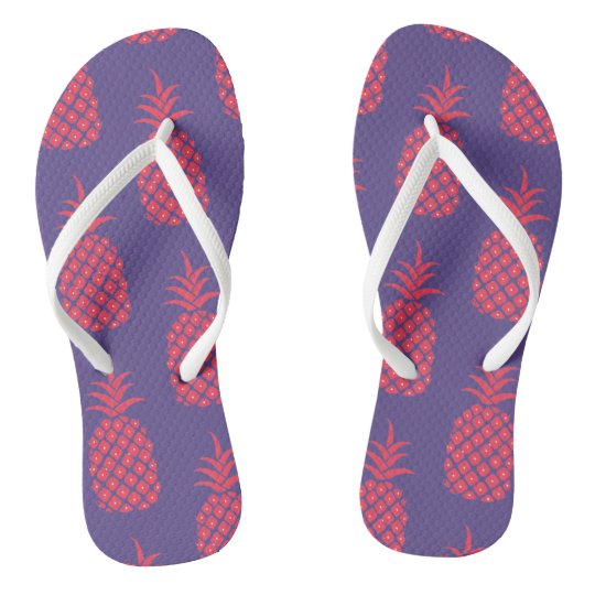 dark purple flip flops