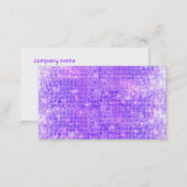 Fun Purple Faux Sparkly Sequins Business Card (Front/Back)