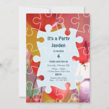 Fun Puzzle Balloon Themed Birthday