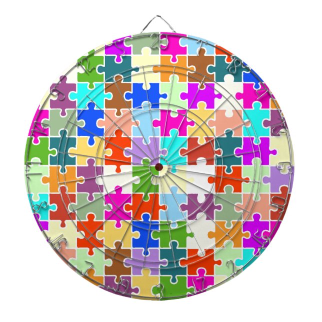 Fun Puzzle Dart Board (Front)