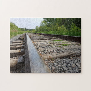 Fun! Puzzle - Looking Down the Train Tracks