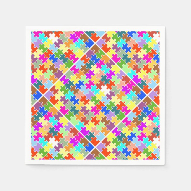Fun Puzzle Napkins (Front)