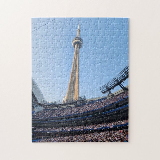 Fun! Puzzle - Toronto CN Tower From Stadium (Vertical)