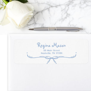 Fun Quirky Hand Drawn Doodle Wedding Label