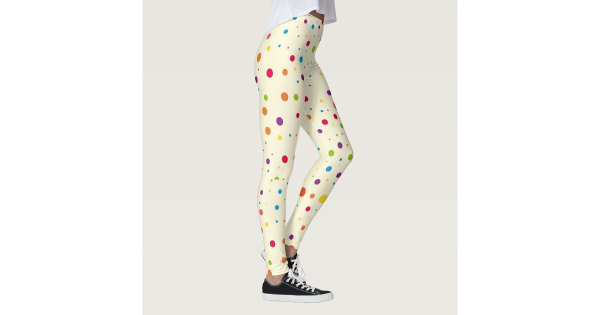 Fun quirky polka dots leggings