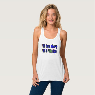 Fun Quote About Short People Tank Top