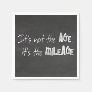 fun quote on black chalkboard napkins