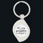 Fun Quote Way Too Peopley Outside Acrylic Keychain<br><div class="desc">Design features the funny fun quote "It's Way Too Peopley Outside" in a modern topography script. Great gift idea for all occasions.</div>