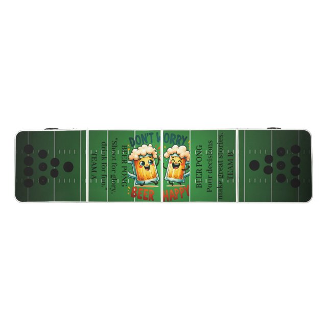  Fun quotes Custom Beer Pong Table (Top)