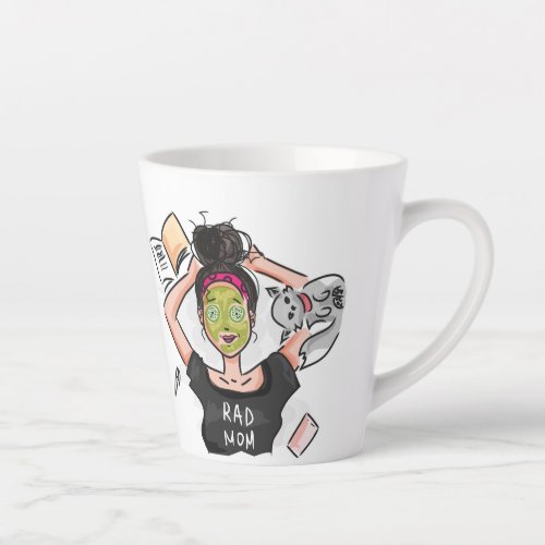 Fun Rad Moms Day Off Latte Mug